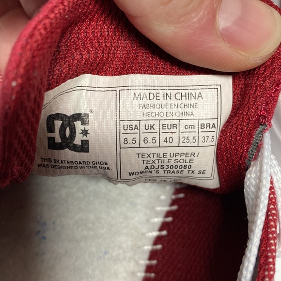DC Skater Canvas Shoe Women’s 8.5 - Picture 8 of 8